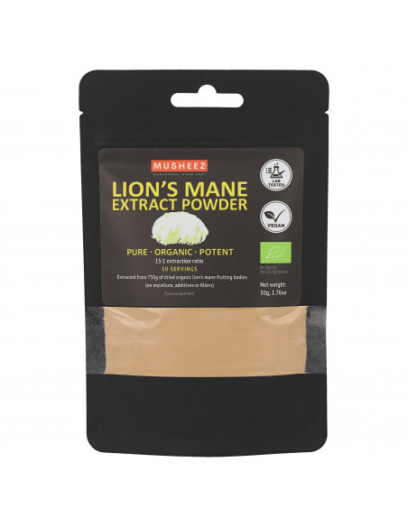 Organic Lion's Mane Extract Powder (50g)