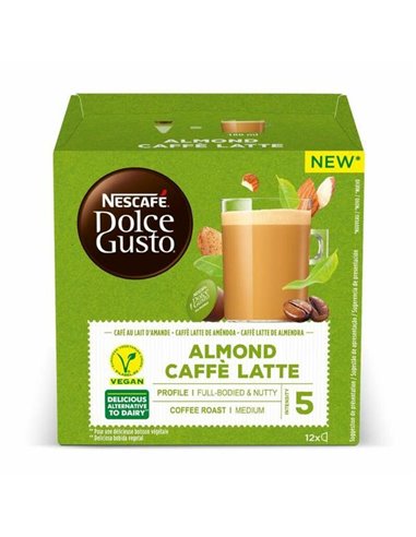 Coffee Capsules Dolce Gusto White coffee Almond (12 uds)