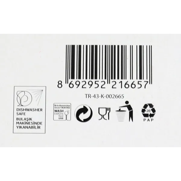 Stiklinių rinkinys LAV Terra 6 Dalys (8 vnt.) (6 pcs)