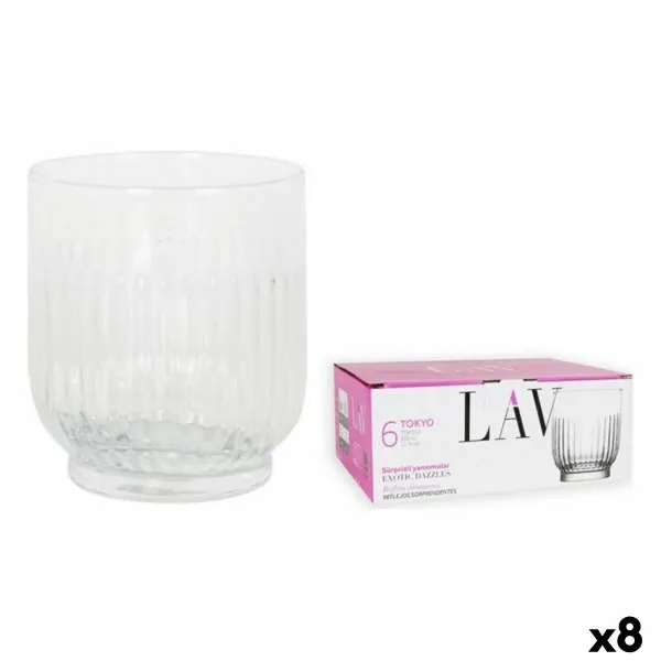 Glāžu komplekts LAV 144877 6 Daudzums (8 gb.) (330 ml)