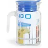 Purkki Kannella ja Annostelija Borgonovo Igloo Neliö Sininen 600 ml (6 osaa)