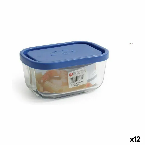 Padažinė Borgonovo Mėlyna Stačiakampis 400 ml 13,5 x 9,5 x 6,5 cm (12 vnt.)