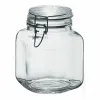 Стеклянная банка Borgonovo 33211 герметический Прозрачный 1,7 L 12 x 12 x 17 cm (6 штук)