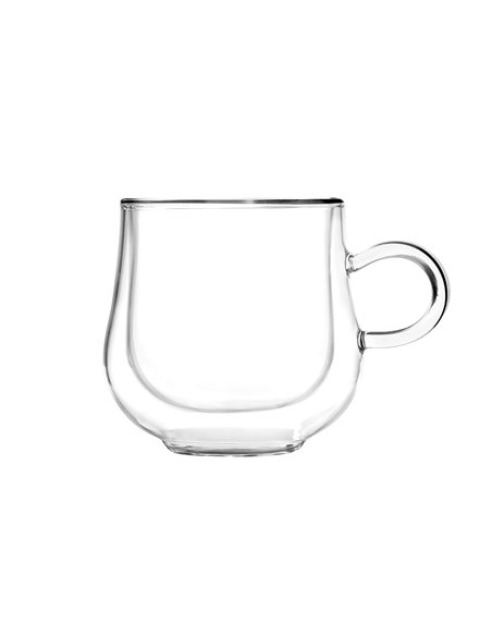 SET of 2 double wall glass 250ml BOLLA 26414