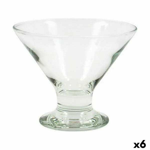 Saldējuma un piena kokteiļa glāze LAV Crema 165 ml Saldējums 6 Daudzums (6 gb.)