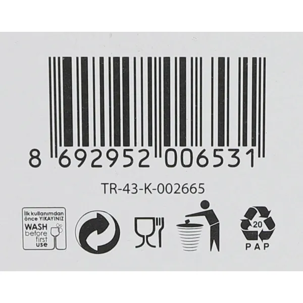 Glāžu komplekts LAV Aras Vīna 6 Daudzums 200 ml (8 gb.)