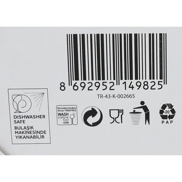 Set of cups LAV Fiesta Cocktail 390 ml 6 Pieces (4 Units)