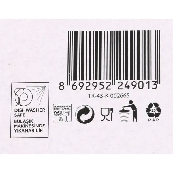 Glāžu komplekts LAV Nora 255 ml 6 Daudzums (8 gb.)