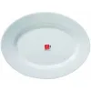 Pasniegšanas Plate Bormioli Toledo Balts Stikls Ovāls 34 x 26,5 x 1,8 cm (12 gb.)