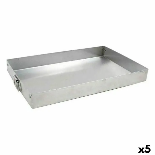 Taisnstūrveida Veidne VR Sudrabains Alumīnijs 30 x 19 x 3,5 cm (5 gb.)