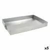 Rectangular Mould VR Silver Aluminium 30 x 19 x 3,5 cm (5 Units)