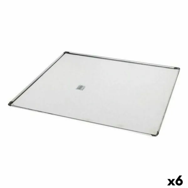 Uunivuoka VR Hopeinen Alumiini Suorakulmainen 41 x 37 x 0,5 cm (6 osaa)