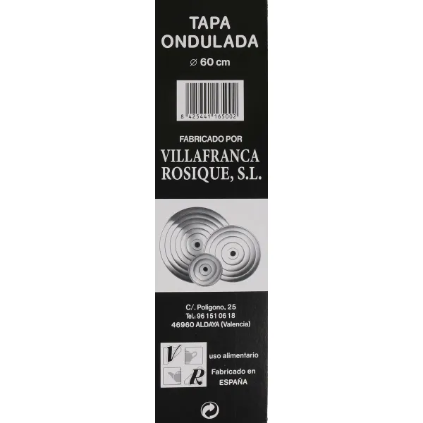 Крышка для сковороды VR Алюминий 60 x 60 x 4 cm (6 штук)