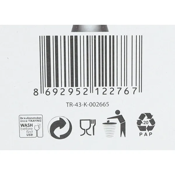 Champagne glass LAV Fame high 215 ml Champagne 6 Pieces (4 Units)