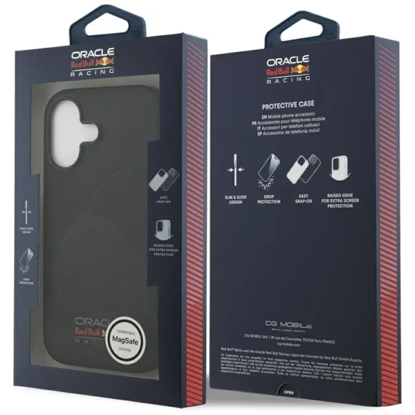 Red Bull Meshed Debossed Bull MagSafe - iPhone 17 Case (Navy Blue)