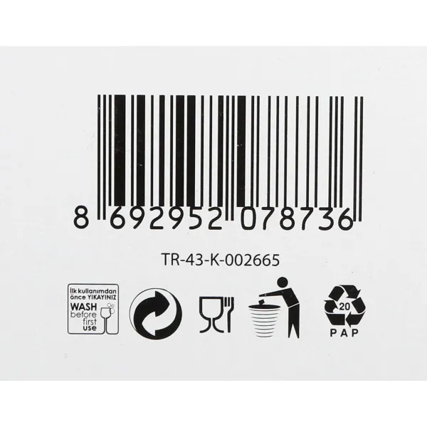 Dubenėlių rinkinys LAV Vira 215 ml 6 Dalys (8 vnt.)