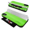 Zizo Retro Series - Wallet Back with Magnetic Closure and Built-In Kickstand for iPhone Xs /X (Neon Green/Silver)