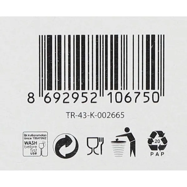 Dubenėlių rinkinys LAV Derin 300 ml 6 Dalys (8 vnt.)