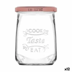 Банка из прозрачного стекла Inde Tasty 550 ml С крышкой (12 штук)