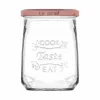 Банка из прозрачного стекла Inde Tasty 550 ml С крышкой (12 штук)