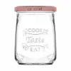 Банка из прозрачного стекла Inde Tasty 550 ml С крышкой (12 штук)