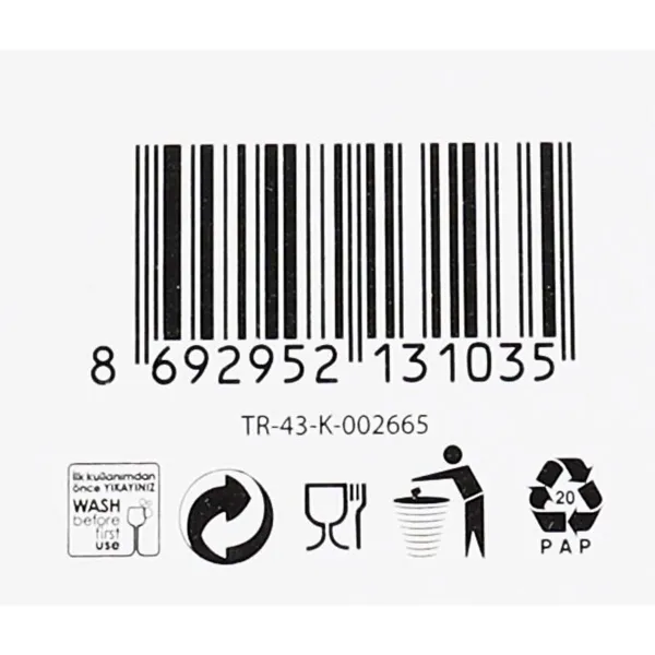 Набор мисок LAV Alinda 345 cc (6 pcs) 6 Предметы (6 штук) (8 штук)