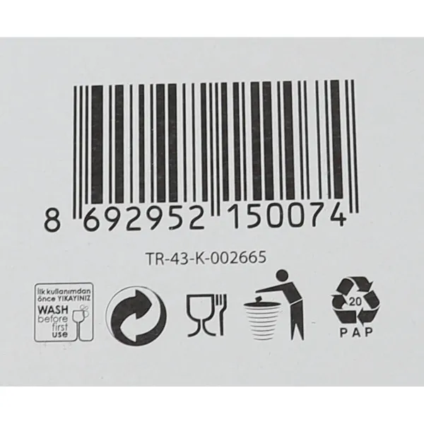Set of bowls LAV 86126 215 cc (6 pcs) 6 Pieces (6 Units) (8 Units)