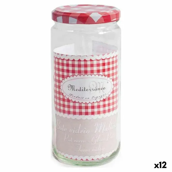 Purkki Mediterraneo     Monikäyttöinen Lasi (12 osaa)