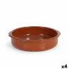 Keptuvė skersmuo Azofra Keptas molis 29 x 27 x 6,5 cm (4 vnt.)