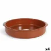 Saucepan Azofra Baked clay 38,5 x 36 x 7,5 cm (4 Units)