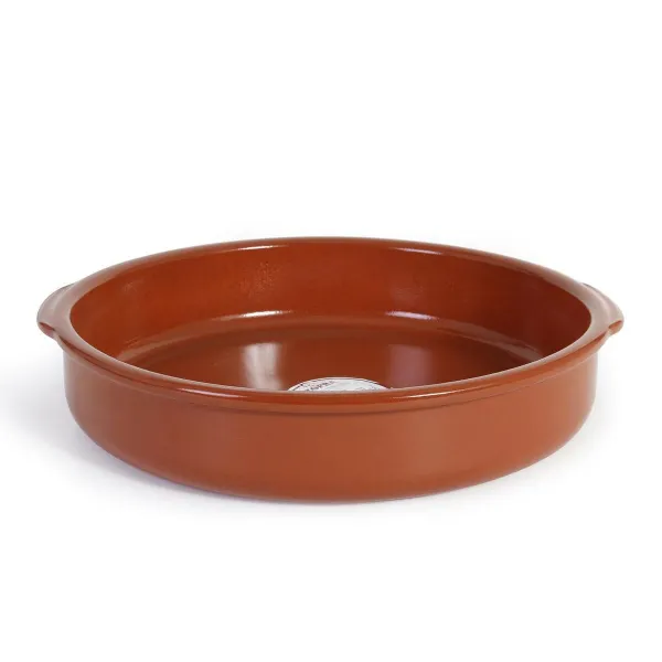 Saucepan Azofra Baked clay 38,5 x 36 x 7,5 cm (4 Units)
