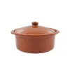 Saucepan Azofra Baked clay 24,5 x 23 x 16,7 cm With lid (3 Units)