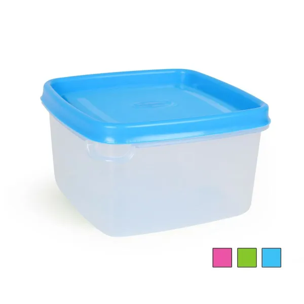 Kvadrātveida Pusdienu Kastīte ar Vāku 500 ml Kvadrāta 12 x 12 x 7 cm (12 gb.)