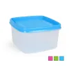Квадратная коробочка для завтраков с крышкой 500 ml Квадратный 12 x 12 x 7 cm (12 штук)