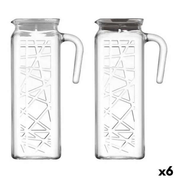 Krūka LAV Line Caurspīdīgs Stikls (6 gb.) (1,2 L)