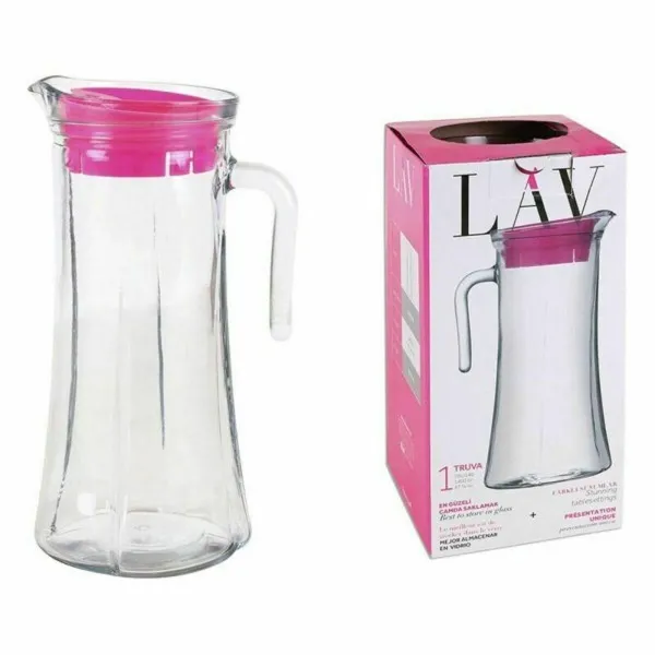 Läpinäkyvä lasikannu LAV LV-TRU140 PK0001RP (6 osaa) (1400 ml)