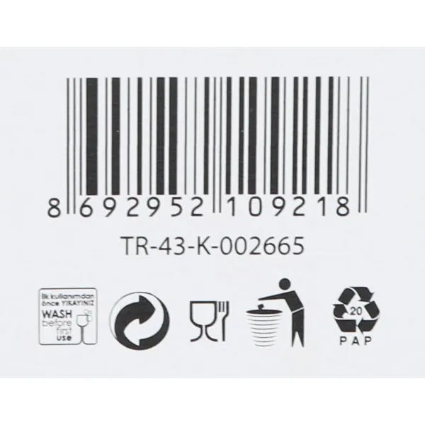 Transparent Glass Jug LAV LV-TRU140 PK0001RP (6 Units) (1400 ml)