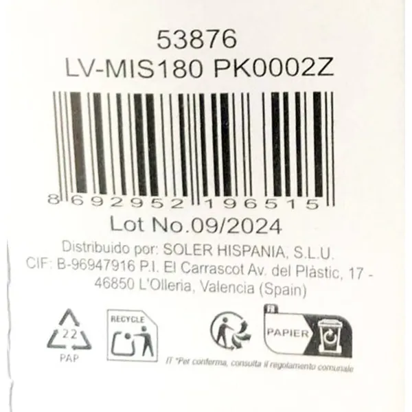 Krūka LAV Misket Ar vāku 1,8 L (6 gb.)