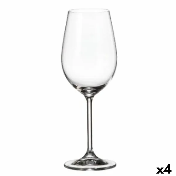 Vīna glāžu komplekts Bohemia Crystal Clara Balts 350 ml 6 Daudzums (6 gb.) (4 gb.)