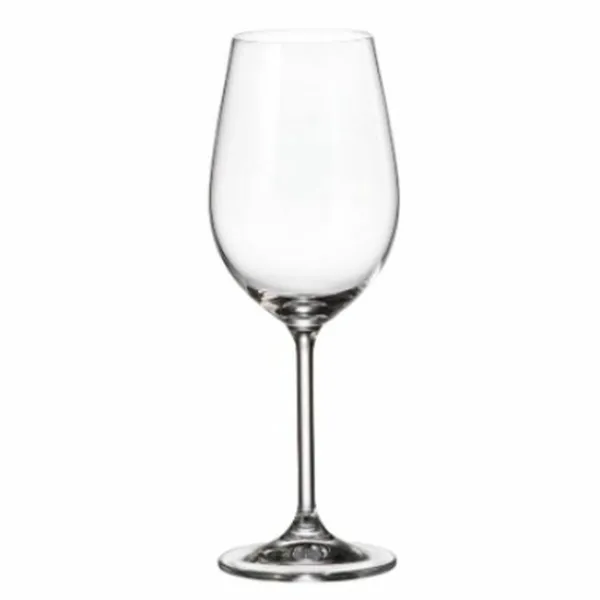 Набор бокалов для вина Bohemia Crystal Clara Белый 350 ml 6 Предметы (6 штук) (4 штук)