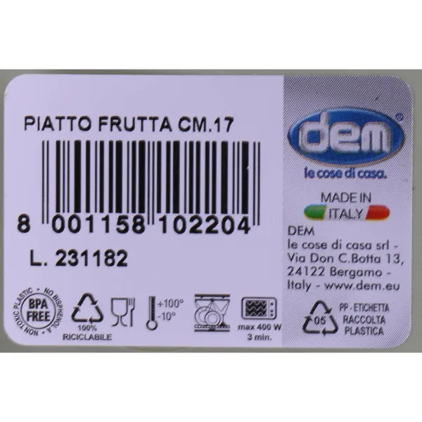 Блюдо для десертов Dem Inside 17 x 17 x 1,5 cm (36 штук)