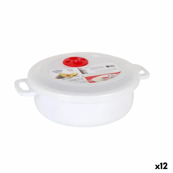 Коробочка для завтрака с крышкой для микроволновой печи Dem 1,5 L (12 штук)