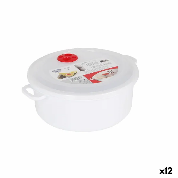 Kannellinen eväsrasia mikroaaltouuniin Dem 3 L 28 x 23 x 10 cm (12 osaa)