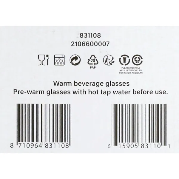 Krūzīšu komplekts Royal Leerdam Sentido 370 ml 6 Daudzums (4 gb.)