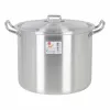 Puodai su dangteliu 39693 Ø 22 cm Sidabras 6 L Aliuminis 29 x 23 x 20 cm