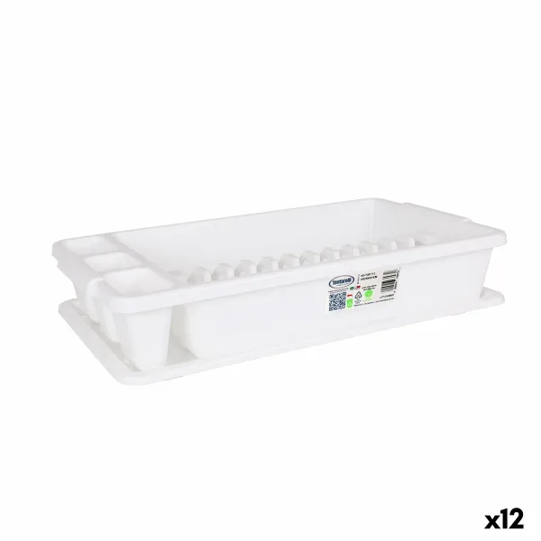 Сушилка для мойки Tontarelli Scola Пластик Белый 45 x 26 x 8,5 cm (12 штук)