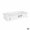 Сушилка для мойки Tontarelli Scola Пластик Белый 45 x 26 x 8,5 cm (12 штук)