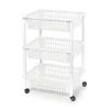 Dārzeņu ratiņi Tontarelli Mito 3 Plastmasa Balts 40 x 29 x 62 cm (12 gb.)