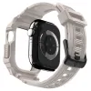 Spigen Rugged Armor Pro V2 – Strap with Case for Apple Watch 10/11 46mm (Dune Beige)