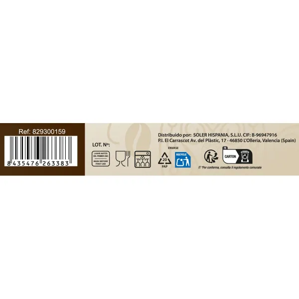 Komplekts ar kafijas tasēm Lima lineal 3 Daudzums (24 gb.)